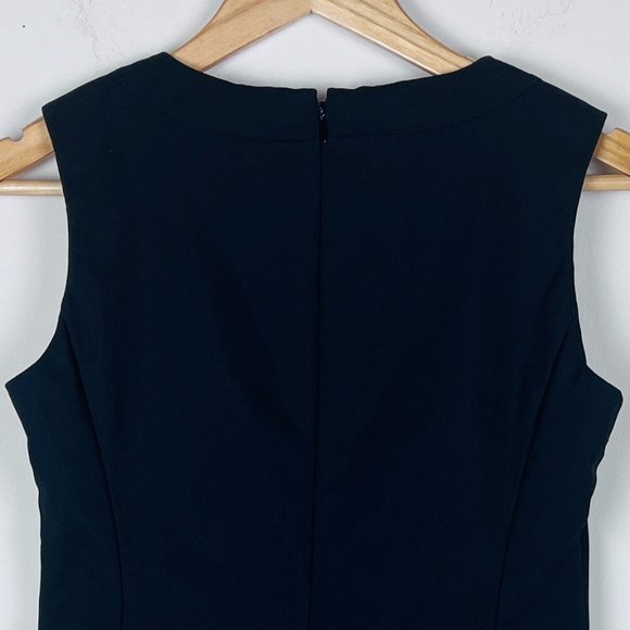 Banana Republic Black Sleeveless Pocket Dress 2 - Picture 4 of 6